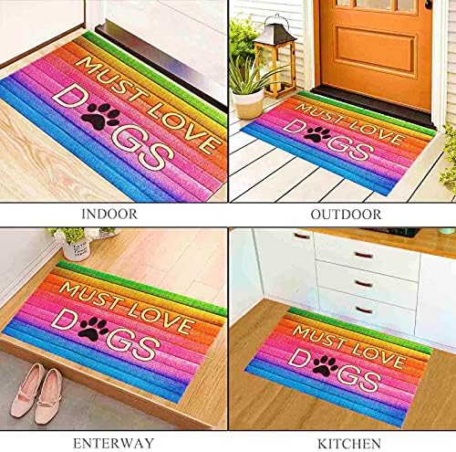 Darkyazi Colorful Doormats Entrance Front Door Rug Funny - Image 4