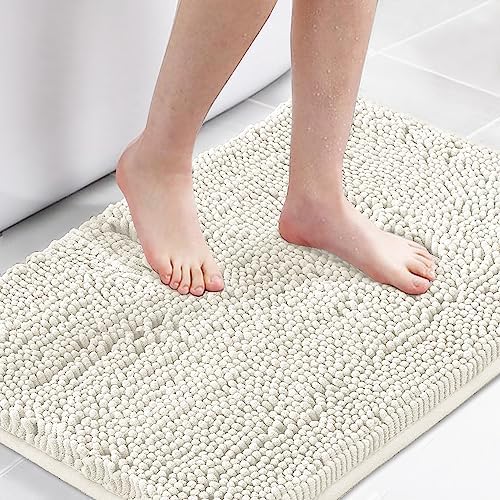 H.VERSAILTEX Bath Mat for Bathroom Non Slip Luxury Chenille Ultra Soft Bath by HVERSAILTEX