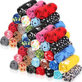 Preboun 50 Pack Puppy Blankets Bulk, Soft Fleece, 24 x 28 Inch, 25 Styles by Preboun