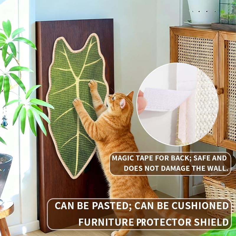 Sisal Botanical Leaf Cat Wall Scratcher - Image 4