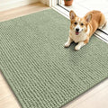 Smiry Dog Door Mat for Muddy Paws 40x32, Ultra Absorbent Chenille Doormat by Smiry