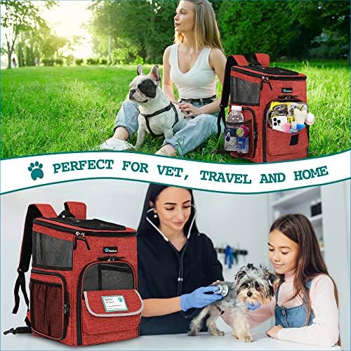 PetAmi Dog Backpack Carrier, Airline Approved 4-Way Entry Cat Bag - Image 7