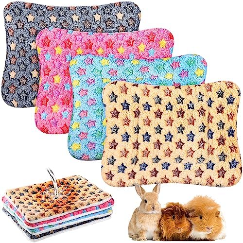 Haull 4 Pcs Waterproof Guinea Pig Bedding Mat, 13 x 10 by Haull