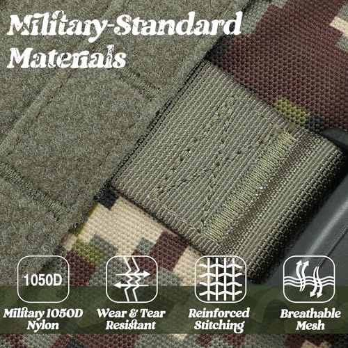 rabbitgoo Tactical Dog Harness for Small, Heavy Duty Military No Pull Vest - Image 5