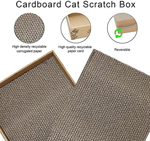 Cat Scratcher Pad Cardboard Scratch Box - Image 5