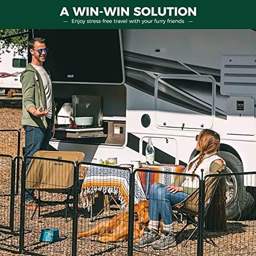 FXW Rollick Dog Playpen, Yard & RV Camping, 8 Panels - Image 3