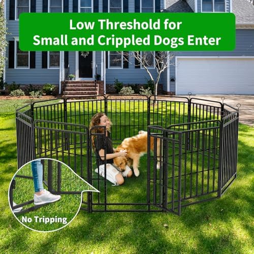 Kfvigoho Heavy Duty Dog Playpen 24 Steel Panels 40" Height - Image 3