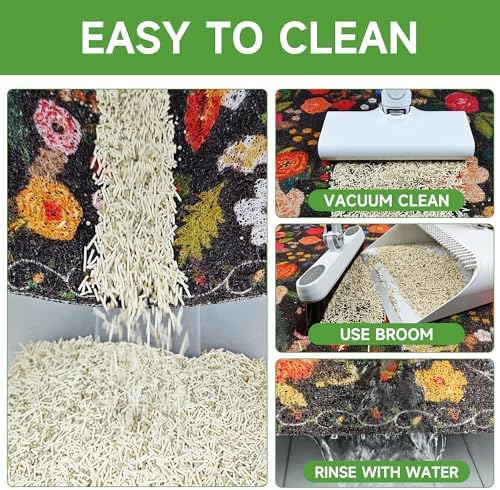 Cat Litter Mat, Traps 100% Litter, Non-Slip Kitty Litter Trapping mats - Image 6
