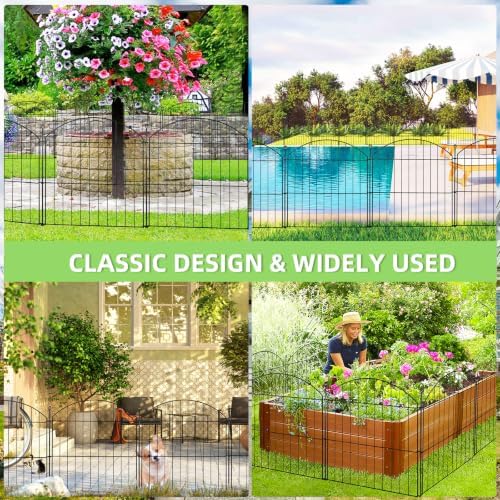 Decorative Garden Fence, 24in x 10ft No Dig Fence - Image 4