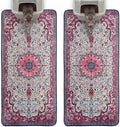 Hompet Cat Litter Mat 2 Pack, 24.8x54 Large Machine Washable Trapping Mats by Hompet