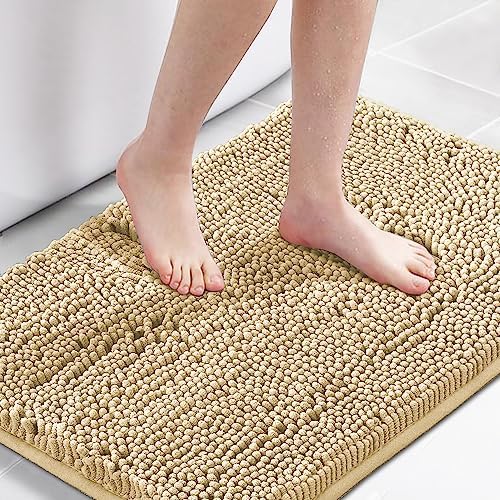 H.VERSAILTEX Bath Mat for Bathroom Non Slip Luxury Chenille Ultra Soft Bath by HVERSAILTEX
