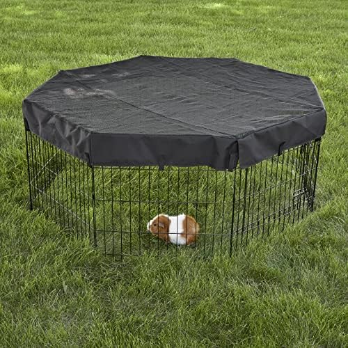 MidWest Homes for Pets Octagon Exercise Pen Fabric Mesh Top - Image 4