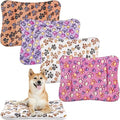 Tuanse 4 Pack Soft Pet Bed Mat Small Dog Crate Fleece by Tuanse