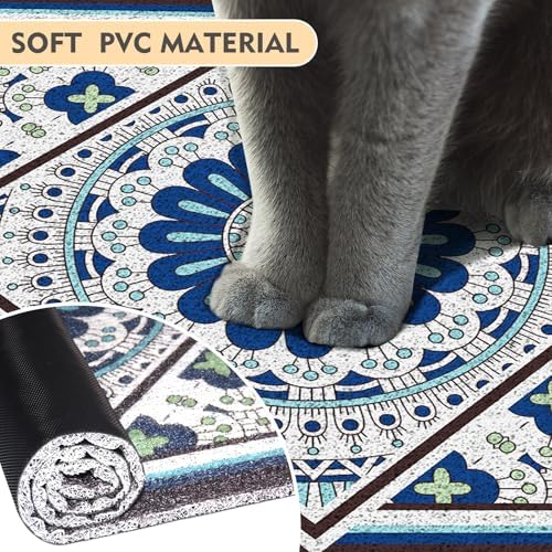 Jumbo Cat Litter Mat Catcher 35"x24" | Ultra-Absorbent Litter Box Rug - Image 4