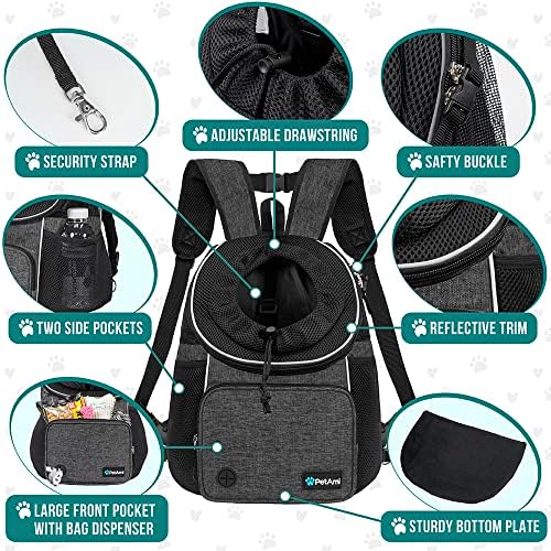 PetAmi Adjustable Chest Carrier Backpack - Image 4