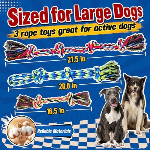 Forfon Tough & Strong Dog Toy for Aggressive Chewers – Tough Chew Toys for - Image 3