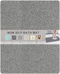 Nonslip Bathtub Mat, Anti Slip Bath Mat 0.6" Extra Thick, Quick Dry Bath Tub by Rzoysia