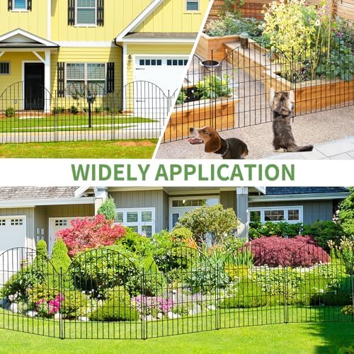 5 Panels No Dig Decorative Garden Fence - Image 5