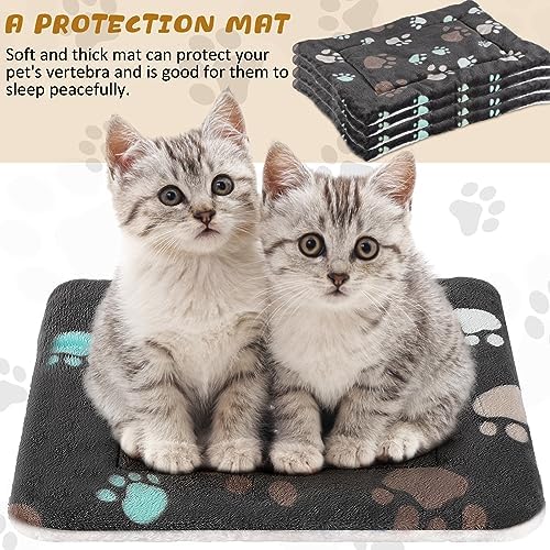 Tuanse 4 Pack Soft Pet Bed Mat Small Dog Crate Fleece - Image 5
