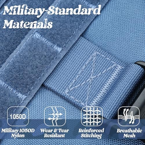 rabbitgoo Tactical Dog Harness for Large, Heavy Duty Military No Pull Vest - Image 4