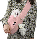 NATUYA Small Dog Cat Carrier Sling, Adjustable Canvas Pet Puppy Pouch by NATUYA
