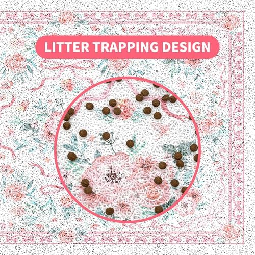 Cat Litter Mat 33" x 22" for Litter Box, Non-Slip Washable Floor Mat - Image 7