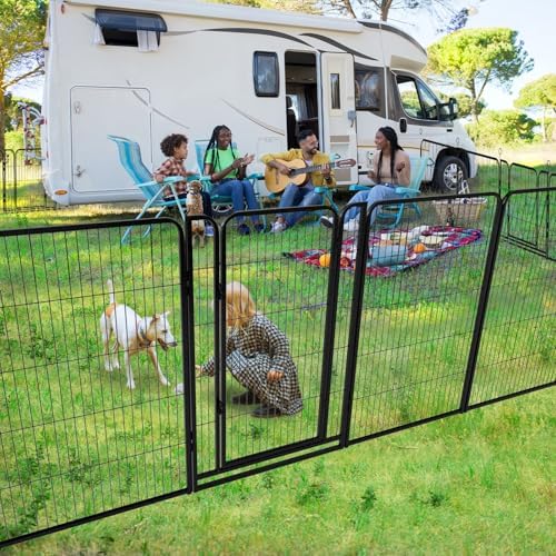 Kfvigoho Dog Playpen Outdoor Extra Wide 16 Panels Heavy Duty Dog Fence 47" - Image 2