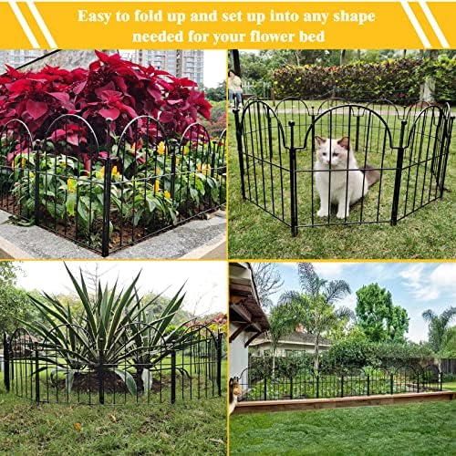 Blingluck Decorative Garden Fence, 17in x 27.5ft, - Image 3