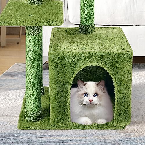 Cute Cat Tree Kitten Cat Tower Condo Cat Furniture Sisal Scratching Posts - Image 4