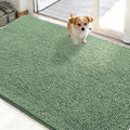 OLANLY Dog Door Mat for Muddy Paws 50x30, Super Absorbent Chenille Mud Mat by OLANLY