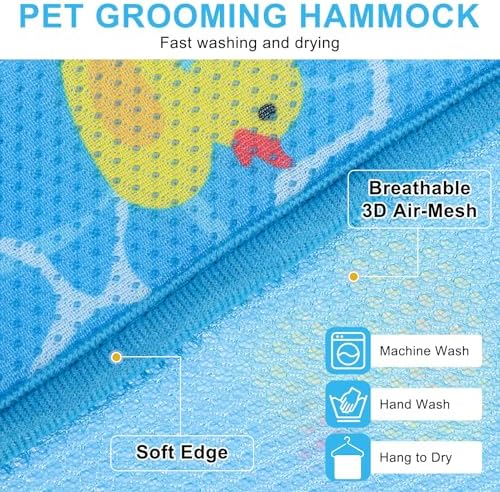 BEAUTYZOO Dog Grooming Hammock for Small Dogs/Cats, Nail Trim Restraint - Image 3