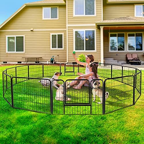 ZENY Dog Playpen 24 Inch 16 Panels, Heavy Duty Pet Dog Pen Indoor, Metal Dog - Image 5