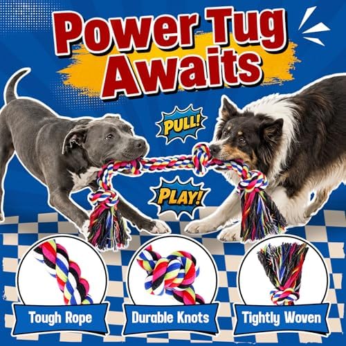 Forfon Tough & Strong Dog Toy for Aggressive Chewers – Tough Chew Toys for - Image 4