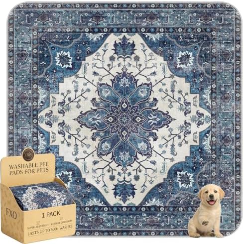 Washable Pee Pads for Dogs, Great Urine Absorbent Reusable Puppy Training Pads by Peepads