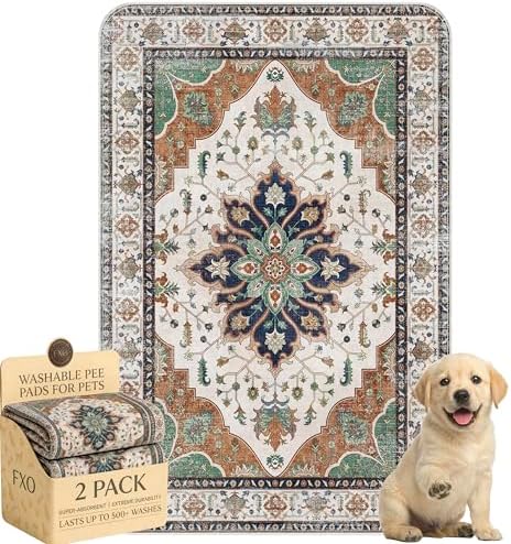 Washable Pee Pads for Dogs, Great Urine Absorbent Reusable Puppy Training Pads by Peepads