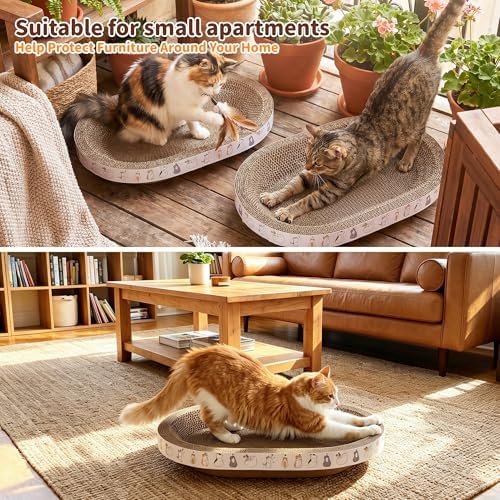 PatiencET Oval Cat Scratcher Bed - Image 2