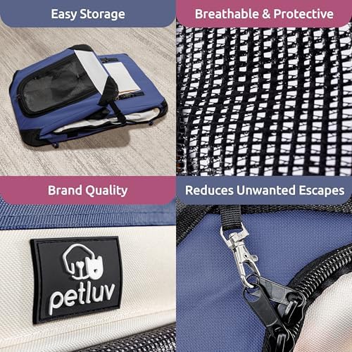 Cat & Dog Carrier, Fits Most Cats or Small Dog Comfortably - Image 5