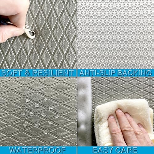 Seagull Multipurpose Foam Rubber Pet Grooming Table Mat 16 x 24 Inch Dog - Image 4