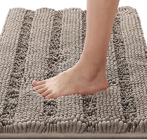 H.VERSAILTEX Bath Rugs for Bathroom Non Slip Bath Mats Extra Thick Chenille by HVERSAILTEX