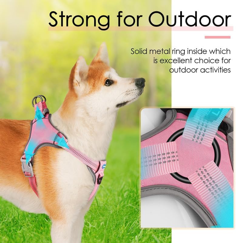 ThinkPet No-Pull Harness, Escape Proof Step-in Reflective Dog Vest Adjustable - Image 7