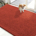OLANLY Dog Door Mat for Muddy Paws 50x30, Super Absorbent Chenille Mud Mat by OLANLY