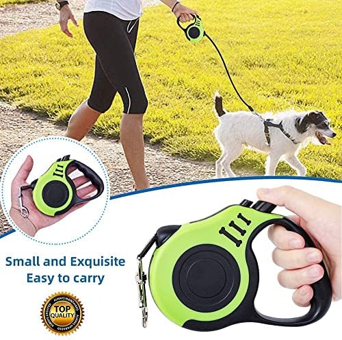 Retractable Green Dog Leash for Medium & Small Dogs & Cats - Image 4