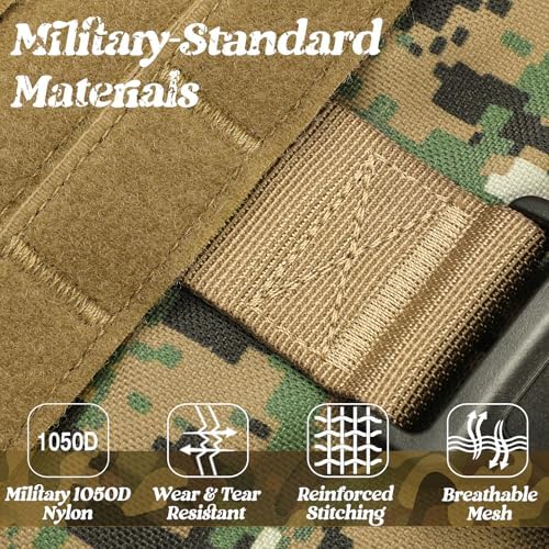 rabbitgoo Tactical Dog Harness for Large, Heavy Duty Military No Pull Vest - Image 5