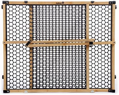 Safety 1st Bamboo Baby Gate for Doorways, No Drill Easy Install, Dog Gates - Image 2