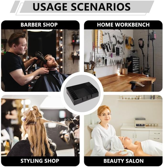 Barber Clippers Tray Station Hair Trimmer Holder Multifunctional Razors Case - Image 3