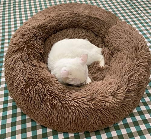 Cat Bed for Indoor Cats, Mini Plush Self Warming Kitten Bed, 20 Inch - Image 4