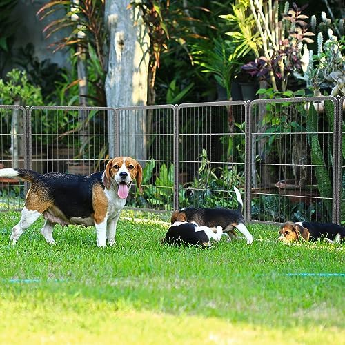 FXW Aster Dog Playpen Designed for Yard, 48 Panels - Image 2