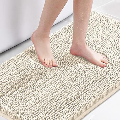 H.VERSAILTEX Microfiber Bath Rugs Chenille Floor Mat Ultra Soft Washable by HVERSAILTEX