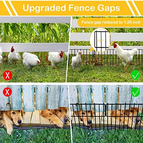 Animal Barrier Fence, Rustproof Metal Wire Garden Fence Border - Image 2