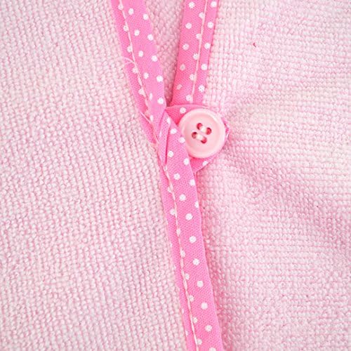 Goclothod Pet Hooded Bath Towel Cartoon Drying Bath Towel Absorbent Bathrobe - Image 6